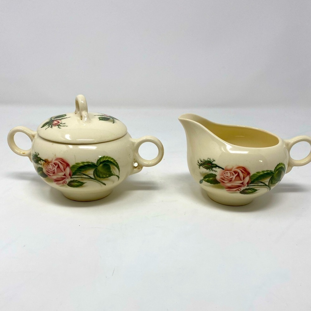 Vintage Ballerina Cream & Sugar Set